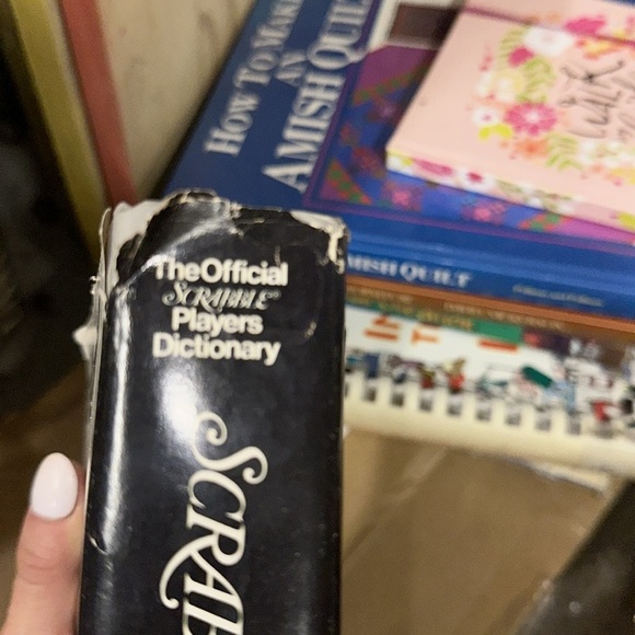 The official scrabble players dictionary large vintage  book - Picture 11 of 12